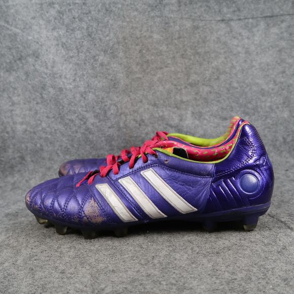 Adidas Shoes Mens 10.5 11pro Football Boots Soccer Cleats Leather Purple D67549 main image 5